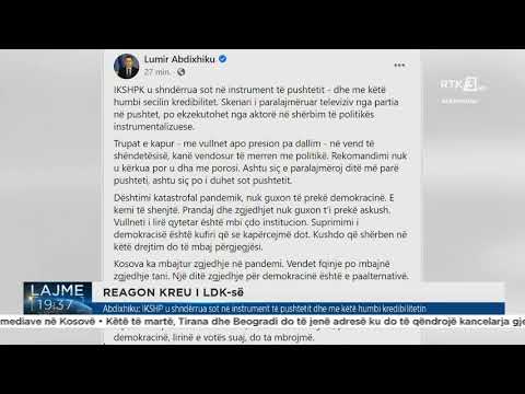 REAGON KREU I LDK-së - LUMIR ABDIXHIKU
