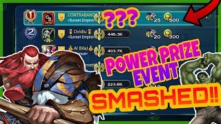 POWER EVENT DESTROYED | 1ST IN KINGDOM | MY SECRET | Art Of Conquest