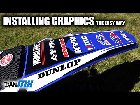 DIRT BIKE GRAPHICS INSTALL | The easy way!