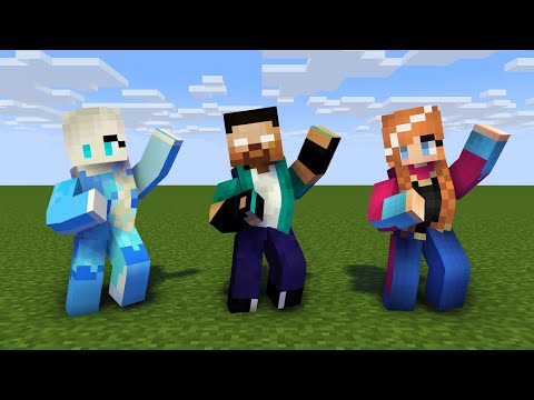 MONSTER SCHOOL | K/DA - POP STARS XDJAMES, ANNA AND ELSA | MINECRAFT ANIMATION
