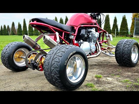 I Built a 4-Wheel Beast-Low and Wide 600cc Monster (86HP)