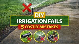 DIY Landscape Irrigation Basics (5 Mistakes Most Homeowners Make!)