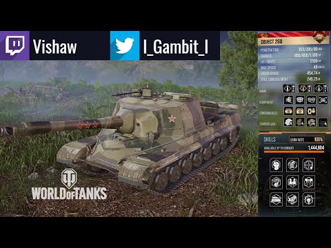 Object 268 - A Sand River Encounter: 8.1K Damage: WoT Console - World of Tanks Console