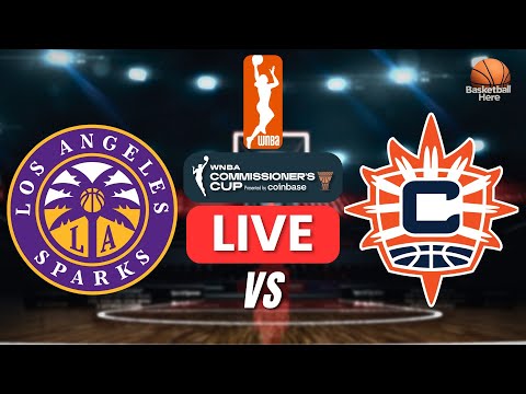 LIVE: Los Angeles Sparks x Connecticut Sun WNBA LIVE SCOREBOARD | Commissioner's Cup