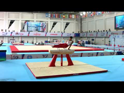 MANRIQUE Eduardo (PER) - 2023 Artistic Junior Worlds - Qualifications Pommel Horse
