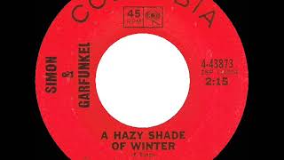 1966 HITS ARCHIVE: A Hazy Shade Of Winter - Simon &amp; Garfunkel (mono 45)