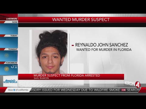 San Ramon police arrest suspect wanted for murder in Florida