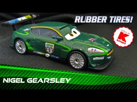 Disney Pixar Cars 2  Nigel Gearsley K-Mart Exclusive K-Day 6 Die-Cast Toy Synthetic Rubber Tires
