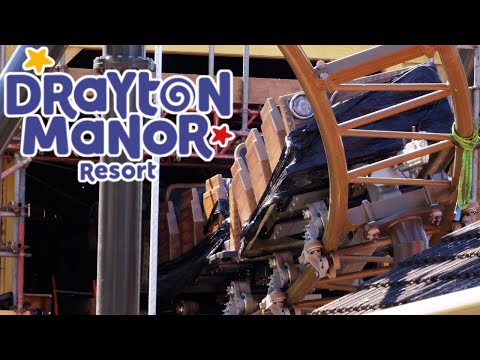 Drayton Manor new coaster May 2024 - Our FIRST look at track construction