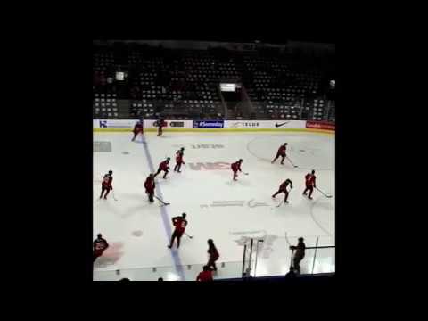 Team Canada - World Junior Championships - bud gardens - pregame warmup - December 20, 2017