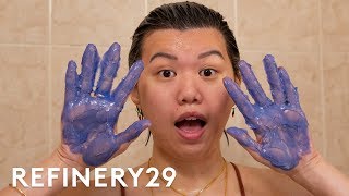 How Dying My Hair Blue Changed My Routine | Beauty With Mi | Refinery29