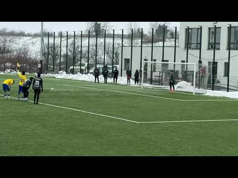 Matei Burlacu goalkeeper 2007. Omega Bucuresti vs Inainte Modelu. Meci amical. Scouting 24.01.2026