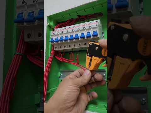 Who remembers this old electrical work, replacing the electrical distribution board?