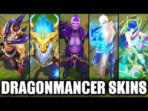 New Dragonmancers Skins Spotlight 2020 Storm Dragon, Fae Dragon, Obsidian Dragon, Eternal Dragon
