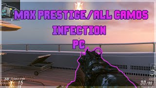 Black Ops 2 PC Unlock All Camos/Max Prestige Infection Tutorial (Updated)