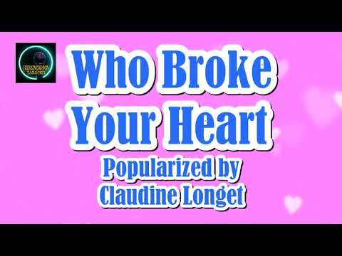 Who Broke Your Heart by Claudine Longet (KARAOKE)