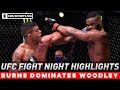 UFC Fight Night Highlights: Gilbert Burns dominates Woodley in one-sided beatdown | CBS Sports HQ