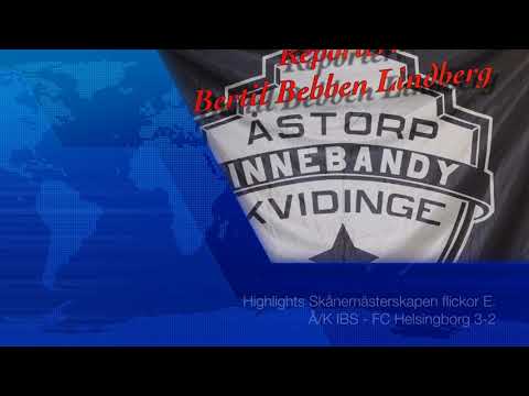 Highlights Skånemästerskapen F06 Åstorp/Kvidinge IBS FC Helsingborg 3-2