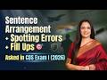 Sentence Arrangement Spotting Errors Fill Ups Asked In CDS PYQs English With Rani Ma Am
