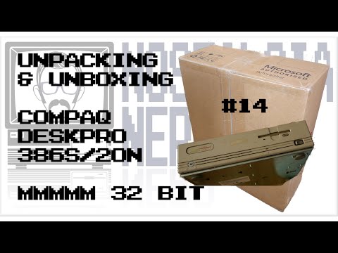 Compaq DeskPro 386s/20n Unpacking & Grubbiness | Nostalgia Nerd