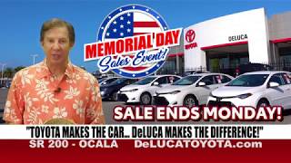 DeLuca Toyota Memorial Day Sale I Ocala, FL