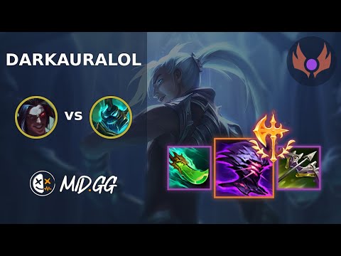 MID.GG: [ DarkAuraLOL ] Kayn JUNGLE vs Hecarim | EUW MASTER | LOL Season 2025