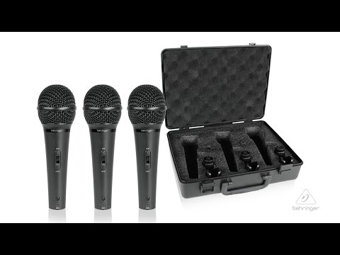 ULTRAVOICE XM1800S 3 Dynamic Cardioid Vocal and Instrument Microphones (Set of 3)