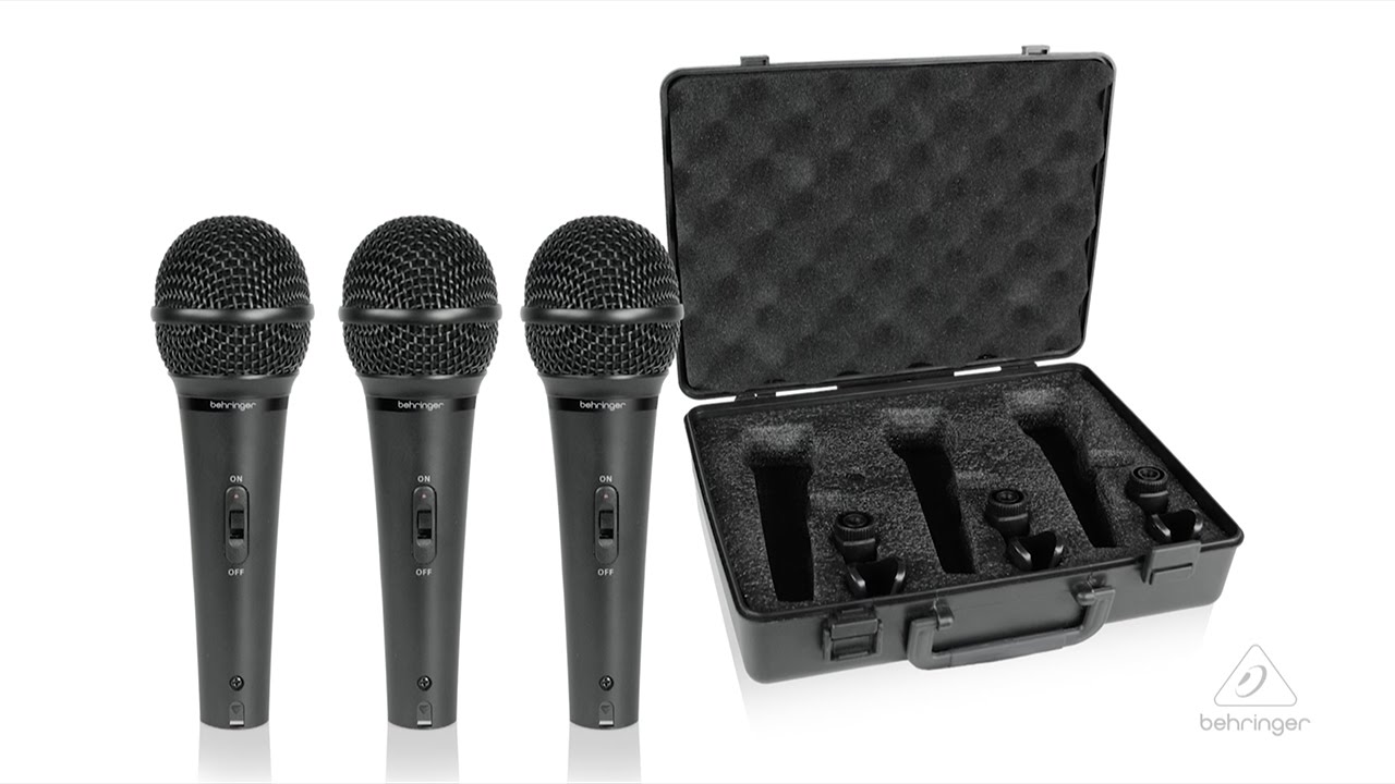 Behringer XM1800S Dynamic Microphones (3-Pack)