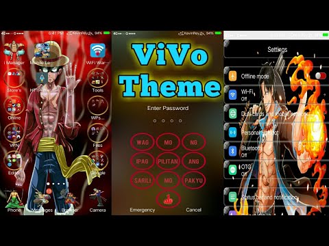 New One Piece Best Full Theme V9 V7 V5 All Vivo Phone смотреть