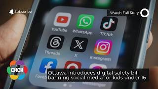 Ottawa introduces digital safety bill banning social media for kids under 16