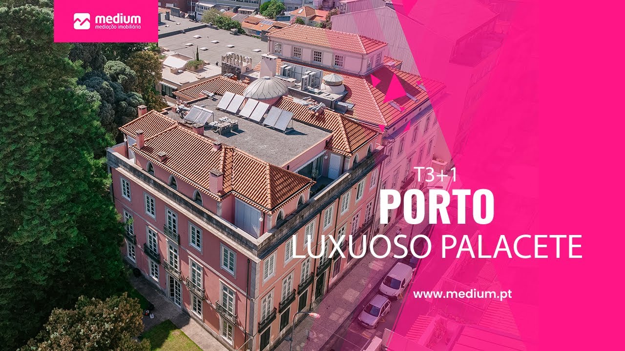 Webpro360 films luxurious palace in oporto for sale. Videography real estate market.