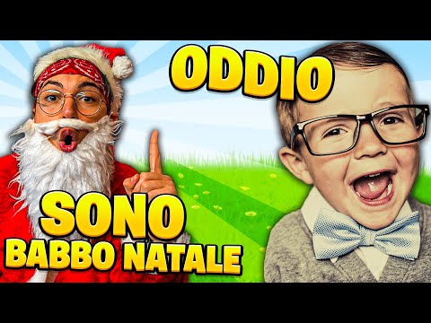 MI FINGO Babbo Natale e UN BIMBO DI 7 ANNI CI CREDE...😂*divertente* su FORTNITE ITA