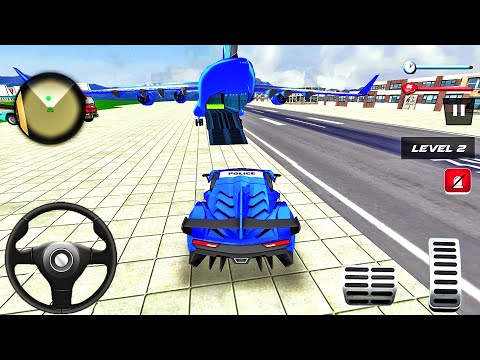 Us Police Robot Car Transporter 2021 | Police Truck Transport Game – Android Gameplay