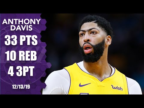 Anthony Davis drops 33 points, 10 rebounds in Lakers vs. Heat matchup | 2019-20 NBA Highlights