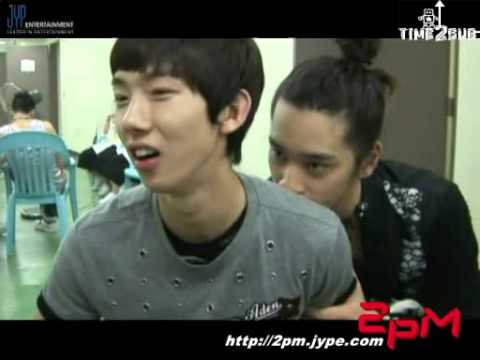 [TIME2SUB] 080904 Chansung and Jinwoon Behind the Scenes