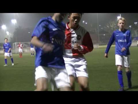 Oefenwedstrijd Kampong JO15-3 - UVV JO15-3 1ste helft 26-10-2016