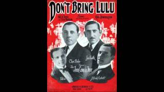 Jan Garber Orchestra - Don't Bring Lulu (1925)