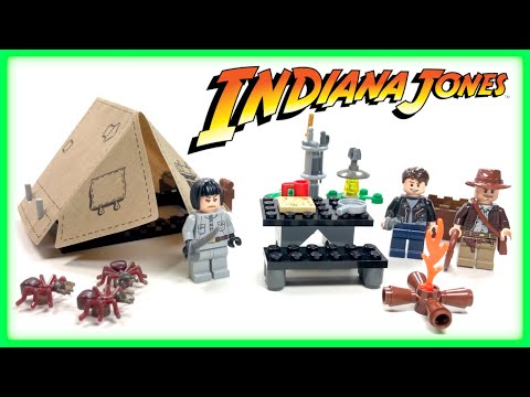 YouTube thumbnail: 2008 LEGO Indiana Jones Jungle Duel 7624 Review