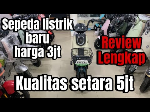 Review sepeda listrik harga 3jtan  zxtec cyclone || sepeda listrik terbaik dan terlaris 2025