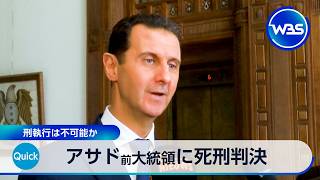 アサド前大統領に死刑判決 刑執行は不可能か【WBS】