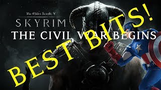 SKYRIM FUNNY STREAM COMPILATION With Mods - Best Bits