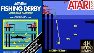 Fishing Derby Atari 2600 4k Gameplay