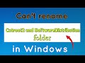 Can T Rename Catroot2 And SoftwareDistribution Folder In Windows Fix