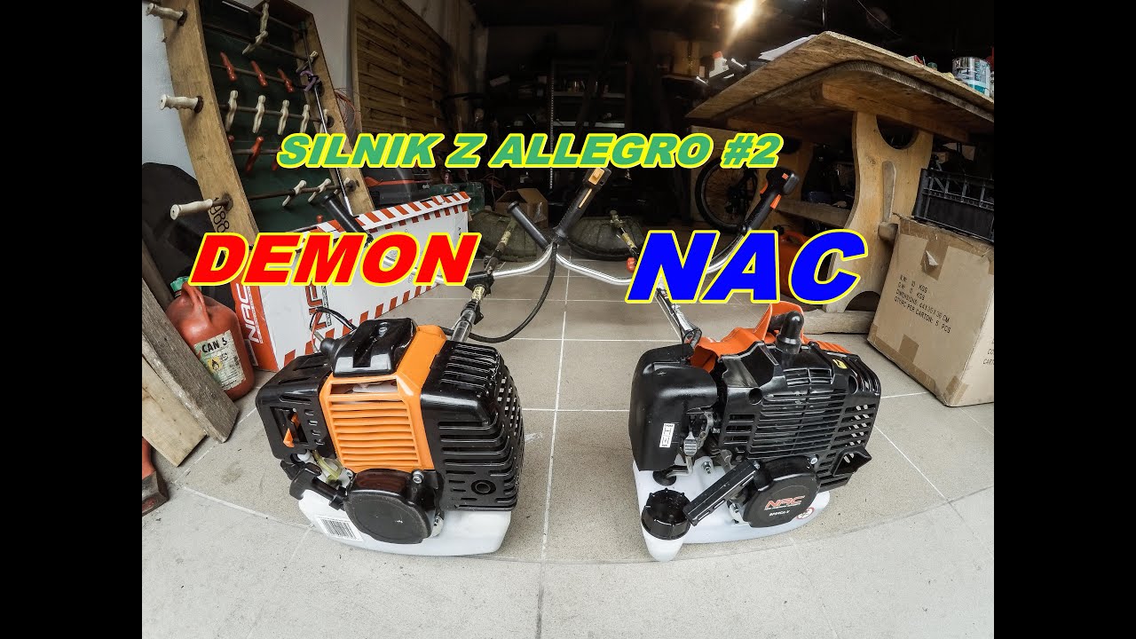 DEMON vs NAC dźwięk - Wrócił silnik z serwisu gwarancyjnego #2- Kosa spalinowa
