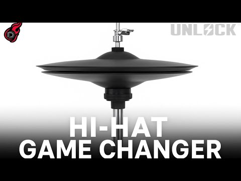 UNLOCK 14” 2 Piece Hi Hat Cymbals for Roland Alesis Strike VH image 7