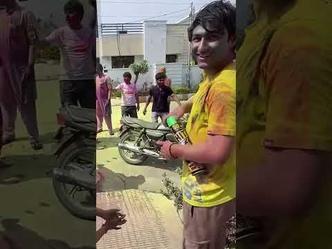 kulan Sonali ne lagaya Kala hit 😂 #holi #souravjoshivlogs #shorts