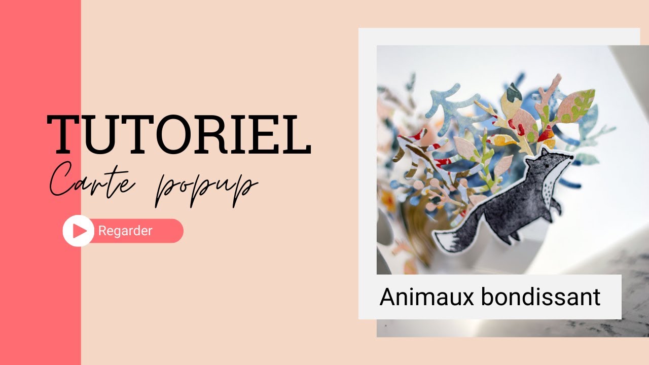 Carte popup : Animaux bondissant facade placeholder