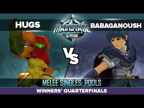 HugS vs Babaganoush - Winners' Quarterfinals: Melee Singles Pools - Mainstage | Samus vs Marth