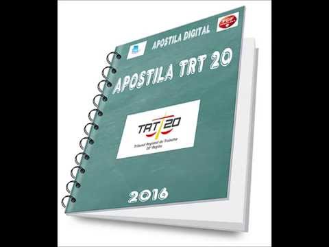 Apostila TRT 20 2016  Analista Judiciário Estatística