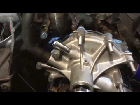 1989 Mustang Restoration #10 New water pump and timing chain cover assembled!